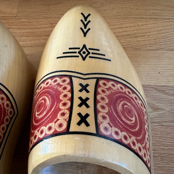 Dutch Wooden Clogs Shoes Holland Size Large - Picture 5 of 16